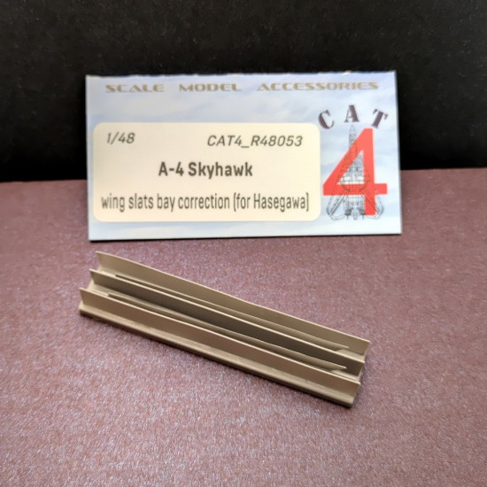 CAT4 R48053 1/48 A4 Skyhawk. Wing slats bay correction (for Hasegawa